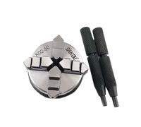 50mm Lathe Chuck 4 Jaw Wood Lathe Chuck K02-50 Self-Centering Chuck Manual Chuck for Mini Wood Lathe