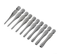 50mm Magnetic For Torx Screwdriver Bit for T6 T40 Sizes with 1/4'' Hex Shank Suitable for Various For Electric and Pneumatic Tools ()