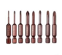 50mm Magnetic Hex Shank Screwdriver Bit PH00 PH0 PH1 PH2 Alloy Steel 14inch 1/4 Inch Shank Suitable for Electric Drill and Hand Tools (PH0x50x2)