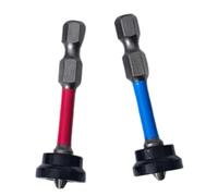 50mm Magnetic Positioning Screwdriver Bits for Plasterboard and Drywall Screws, Cross-Type Locating Bits, 2-Pack Compatible with Power Drills and Screwdrivers