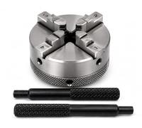 50mm Mini Lathe Self Centering Chuck, 3-Jaw, Compact Size for Precision Turning (4 Jaw, 14 x 1)