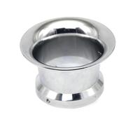 50MM Motorcycle For P&W&K PE Carburetor Velocity Stack Air Filter Wind Cup Horn Stainless Steel