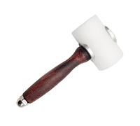 50mm Nylon Hammer Wood Handle Professional DIY Sew Leather Tools Non-Slip