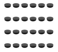 50MM Round Plastic Plugs,Round Plastic End Caps in 24pcs,Chair Leg Pipe Tube Insert Blanking Cover,End Cover Caps for Furniture,Tables,Chairs