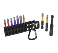 50mm Screwdriver Bit Set 9pcs PH Hex Torque HRC62 | 9-piece mix: PH2, Hex H3-H6, for torx for t20- for t30, 50mm length, HRC62 hardness, metal build