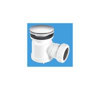 McAlpine STW7-M 19mm Water Seal Shower Trap with Universal Outlet in White McAlpine White