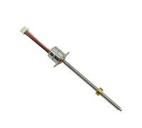 50mm Stroke 10mm Precision Linear Stepper electronic starter DC 5V 2-Phase 4-Wire Stepping electronic starter Long Lead Screw Rod Slider Moving Nut AUOQKQUT