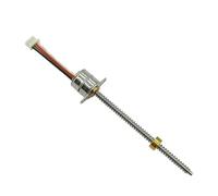 50mm Stroke 10mm Precision Linear Stepper electronic starter DC 5V 2-Phase 4-Wire Stepping electronic starter Long Lead Screw Rod Slider Moving Nut IDGTTLDF