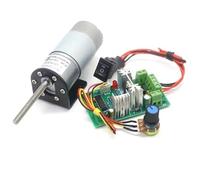 50MM Threaded Screw Long Shaft 37-545 DC Reduction Gear electronic starter 12V 24V High Torque Speed Regulation Automation electronic starter IINKUEYK(A set,24V 7rpm)