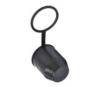50mm Tow Ball Cap Protector for Standard Hitch Black Plastic | Grease Containment, Reduces Mess and Protects Finish, for Caravan Owners and Trailer Owners between Tows