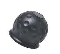 50mm Tow Ball Cover for Trailer Hitch, Black Plastic Protector | Universal Fit for Standard Balls, Grease Containment, Maintenance, Garage Storage, Fleet Use