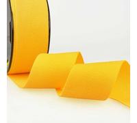 50mm Webbing Cotton Rich Herringbone Twill Strap Bag 30 Color 1 2 4 Metres 471D, 081 Amber Yellow, 1 Metre