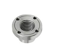 50mm Woodworking Car Bed Panel, Rust-Proof, Suitable for 1 Inch X 8TPI, M1 8x2.5 Threaded Woodworking Machine Chuck Flight Panel (Size : 50MM-M18X2.5)