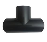 50mm x 25mm Black Clip-Over 2 Way T-Splitter Trunking Adapter - Wall Conduit AV/TV | Loops