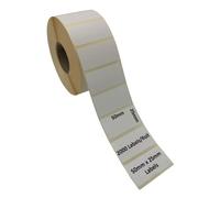50mm x 25mm Direct Thermal Barcode Labels for Zebra, Toshiba, Citizen, Eltron, Orion, 44mm core Product Pricing Shop Bakery Books | 2,000 Labels per roll - Make me a label (5 Rolls - 10,000 Labels)