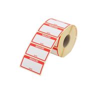50mm x 25mm Reduced Now Retails Labels/Stickers. 1,000 Labels per roll. Red & White. Permanent Adhesive. Ideal for Shops, Butchers, Bakers, Market Sellers.