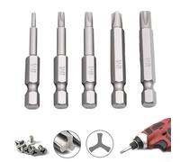 50mm Y Shaped Magnetic Screwdriver Bits 5Pcs, Hex Shank for Y Type Screws, Works with All Types of Screwdrivers