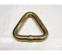 50MM Zinc Plated Delta Link 5 Ton (Triangular Ring Fitting Lashing Secure Yellow Passivated)