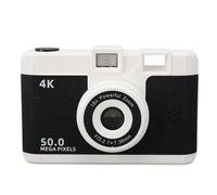 50MP 1080P Compact Camera with 8X Digital Zoom, Digital Camera, 2.4 Inch Screen, Anti Shake Point and Shoot Portable Digital Video Camera for Outdoor, Travel, Front Rear Dual