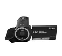 50MP 2.7K Video Camera Camcorder with 16X Digital Zoom, 2.8 Inch Rotatable LCD Screen, USB Port & 1/4 Inch Thread for Travel (64GB)