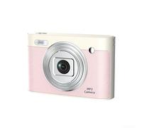 50MP Digital Camera with 1080P Video Recording Dual Lens System 8X Zoom Compact Design 2.4 Inch Display Photography Equipment with 32GB Memory Card(Pink A16 No card)