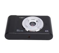 50MP Dual Lens Portable Compact Digital Camera for Students Vloggers, HD Image Self Adaptive Anti Shaking 2.4 Inch Screen Camera for Travel Gatherings (Black)