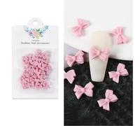 50of Pack Bows Nail Charm Flatback Nail Art Bowknot Nail Art Bows Nail Art Decoration Bowknot Nail Decals Bows Nail Charm