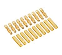 50pairs 2mm 3mm 4mm 5mm 5.5mm 6mm 6.5mm 8mm Gold-plated Bullet High Current Banana Connector(6.0mm)
