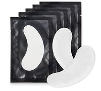 50Pairs Eyelash Extension Pads Under Eye Gel Pads Lash Pads Lint Patches Under Eye Patches Eye Pads for Eyelash Extensions (BlackOR)