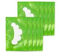 50Pairs Eyelash Extension Pads Under Eye Gel Pads Lash Pads Lint Patches Under Eye Patches Eye Pads for Eyelash Extensions (Flower-Green)