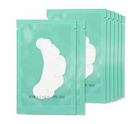 50Pairs Eyelash Extension Pads Under Eye Gel Pads Lash Pads Lint Patches Under Eye Patches Eye Pads for Eyelash Extensions (Flower-Light Blue)
