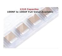 50PC 1210 Capacitor 16V 50V 107 474 684 105 225 475 106 226 476 104 0.1UF 1UF 2.2UF 4.7UF 10UF 22UF 47UF 100UF 100NF 470NF 680NF(10UF(106) 16V)