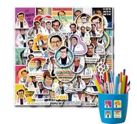 50PC Dr-Now Fridge Stickers, Funny Fridge Stickers, Motivation Stickers Diet Fitness, Fridge Decoration Sticker, Waterproof Novelty Stickers, Diet Helper Sticker You Not Gonna Starve Dr-Now Stickers