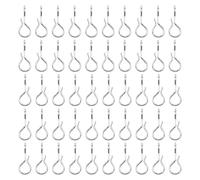 50pc Fly Fishing Fishing Tackle Fast Quick Lure Change Clip Stainless Fast Change Lure Clip Connector Stainless Steel Connectors