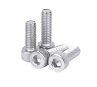 50pc M1.4 .6 M2 .5 M3 304 A2 Stainless Steel Black Grade 12.9 DIN912 Hexagon Hex Socket Head Cap Bolt Screw L=2-30mm(304 stainless steel,18MM_M3)
