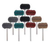 50PC Mini Drill Abrasive Brush Nylon Buffing Polishing Wheel with 3mm Shank Replacement for Rotary Tool Accessories Set Grinder Disc Polishing Wheel(Mix,20pc)
