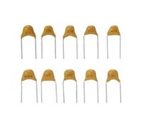 50PC Monolithic Multilayer Ceramic Capacitor 100 101 102 103 104 105 106 150 152 200 220 50V 5.08MM 1UF 10UF 15PF 1.5NF 20/22PF(18ValueX10)