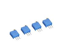 50pc Resistors,3296W Ohm Adjustable Trimmer Resistor Assortment Kit with Storage Box,100/200/500/1k/2k/5k/10k/20k/100k/500k Specialised accessories