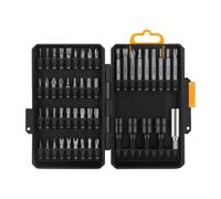 50PC Screwdriver Bit Set with Magnetic Holder | Screwdriver Bit Set Durable Steel Shock Resistant For Projects Home Repairs Automotive