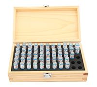 50pcs 0.001mm Pin Gauge Metric Bearing Steel Plug Gauge Set Precision Measuring Tool 7.51-8mm