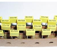 50pcs 0.022UF 223J 22n 100V 7mmX6mmX2.3mm Polyester Film Box Type Capacitor Component