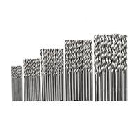 50Pcs 1/1.5/2/2.5/3mm High Speed Steel For Plated Twist Drill Bit Set T Tools For Woodwork Planer