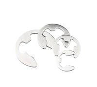 50pcs 1.2mm 2mm 3mm 4mm 5mm Stainless Steel E Type Clip Circlip Retaining Ring for Shaft Fastener Washers Hardware (Size : M2 50PCS)