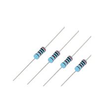 50pcs 1/2W Metal Film Resistor 1 1.2 1.5 10 12 15 100 120 150 R K Ohm 1K2 1K5 1% 0.5W Five-color Ring Resistance 1K 10K 100K 10R CZAOINCU(3.3R)