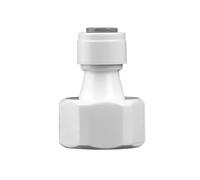 50Pcs 1/4" - 1/2" Female Thread Straight RO Water Fitting 6.5mm Coupling POM Hose PE Pipe Connector Water Filter Parts