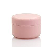50Pcs 10-100g Empty Jar Plastic Cosmetic Containers Round Refillable Bottles With Lids For Face Cream Eyeshadow Gel Suncreen Perfume Travel Portable Bottle Storage (20g,Pink)