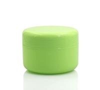 50Pcs 10-100g Empty Jar Plastic Cosmetic Containers Round Refillable Bottles With Lids For Face Cream Eyeshadow Gel Suncreen Perfume Travel Portable Bottle Storage (30g,Green)
