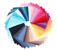 50pcs 10 * 10cm Cotton Patchwork Fabric Squares, Precut Quilting Fabric Bundles, Mixed Floral Pattern Sewing Squares for DIY Quilts Crafts Cushions Doll Clothes and Patchwork Projects