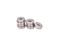 50pcs/100pcs/500pcs F686ZZ 6x13x5mm Flange Deep Groove Ball Bearings - Premium for Gliders, Lawn Mowers, and More(100pcs)