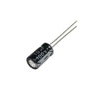 50pcs 100V10UF 6x11mm Aluminum Electrolytic Capacitors 100v 10uf 100wv 10mf 100vdc 10MFD 10uf100v 100v10mf 10mf100v KzHgIdRY